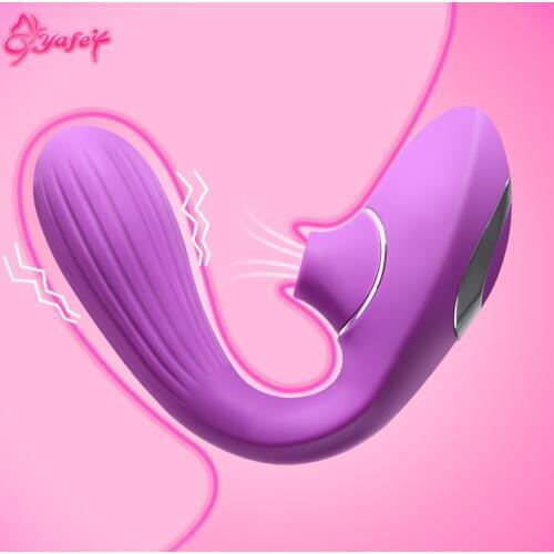 Blowjob Clit Sucking Vibrator G Spot Dildo Vibrator Oral Clitoris Stimulator Sex Vibrator Female Masturbation Sex Toys for Women