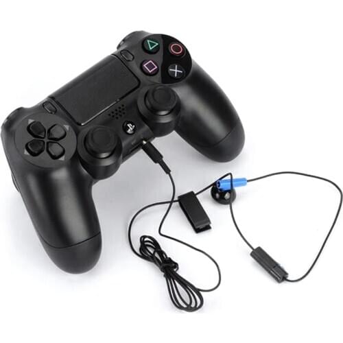 Gamepad Headset With Microphone Earpiece For PS4 Controller Earphones Earbuds