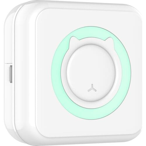 Pocket Thermal Printer Portable Mini Wirelessly BT Connect 200dpi Photo Label Memo Wrong Question Printing with 1 Roll Paper#R50