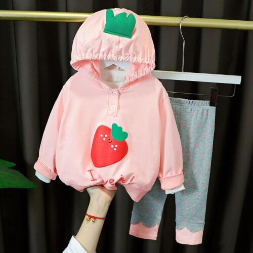 Baby Girls Clothing Sets Spring Autumn Girls Clothes Set T-shirt+pants 2pcs Kids Tracksuit Girl Sport Suit Children Outfit Suit