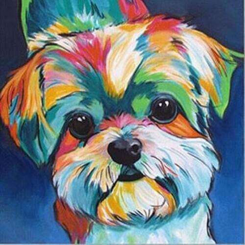 Study Diamond Painting Kit - DIY dog