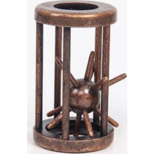 Desk Novelty Trapped Satellite Classic 3D Metal Puzzle Brain Teaser Caged Puzzles Game for Adults Children