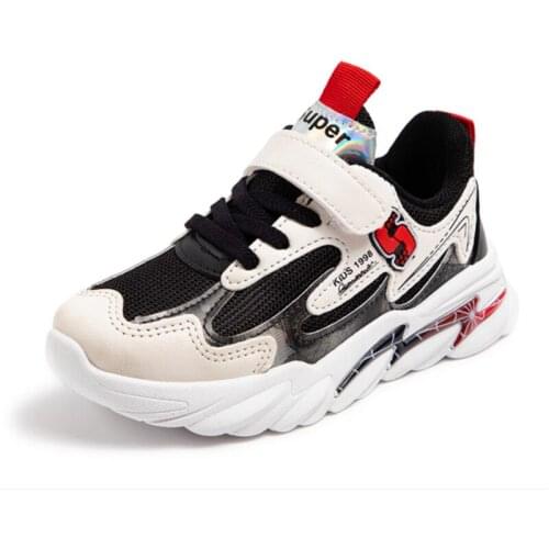 2021 Fall New Fashion Sport Shoes Girls Boys Mesh Comfortable Soft Bottom Breathable Outdoor Kids All-match Casual Shoes