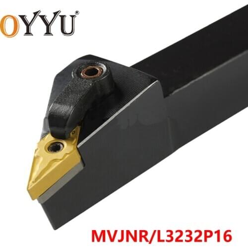 OYYU MVJNR3232P16 MVJNL3232P16 3232 MVJNR Lathe Cutter Shank Turning Tool Holder MVJNL 32mm use Carbide Inserts VNMG16 CNC