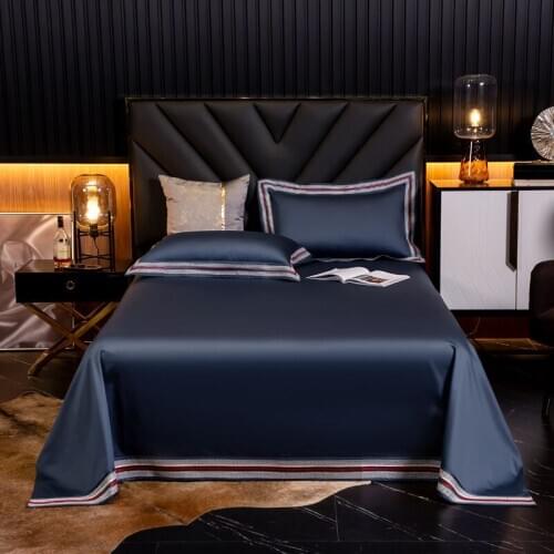 Luxurious Egyptian cotton sheets, silky silky solid color sheets for better sleep