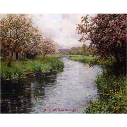 Needlework for embroidery DIY French DMC High Quality - Counted Cross Stitch Kits 14 ct Oil painting - Dian'e Cottage