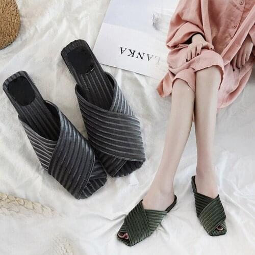 Women Summer Fashion Slippers Female Casual Comfort Solid New Slides Womens Elegant Outside Open Toe Platform Flat