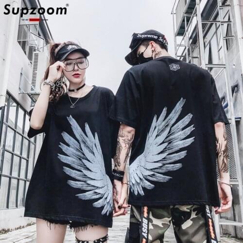 2020 New Arrival Hip Hop Print O-neck Cotton Casual T Shirt Men Short Lovers Loose Half Ins Coat Sale Knitted Tshirt Homme