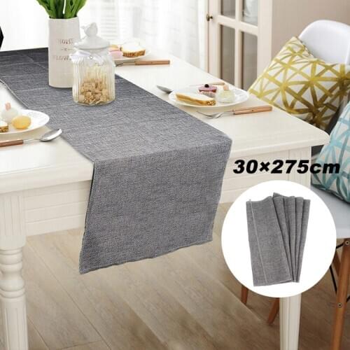 30*275cm Table Runner Christmas Day Party Wedding Cloth Decoration Daily Family Use Tablecloth