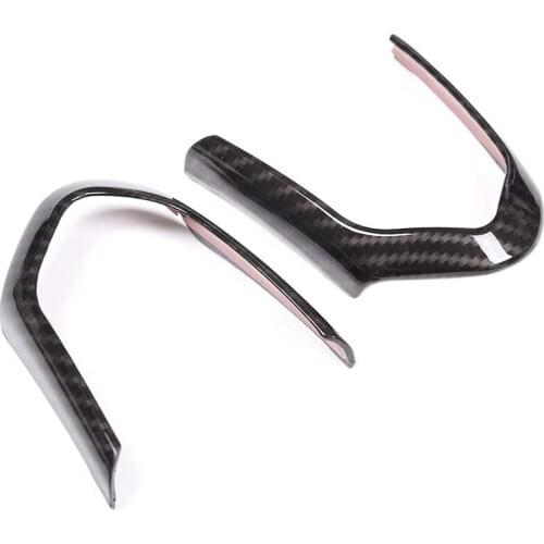 Car Steering Wheel Decoration Frame Accessories Cover Trim Carbon Fiber Style for BMW F20 F22 F21 F30 F32 X5 F15 X6 F16 M-Sport