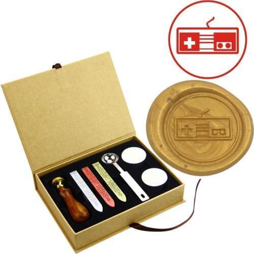 Game Console Button Sealing Wax Stamps Sets Brass Stamps Wax Stamps For Wedding Invitation Envelope