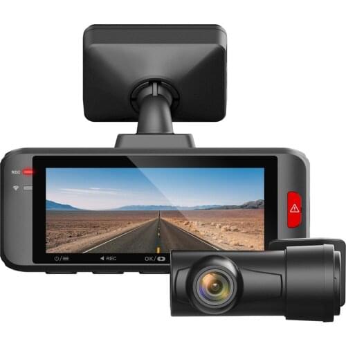 Zenfox U1 Dash Cam Dual Channel 4K Front + 1080P Rear Camera with Wi-Fi GPS Buffered Parking Mode