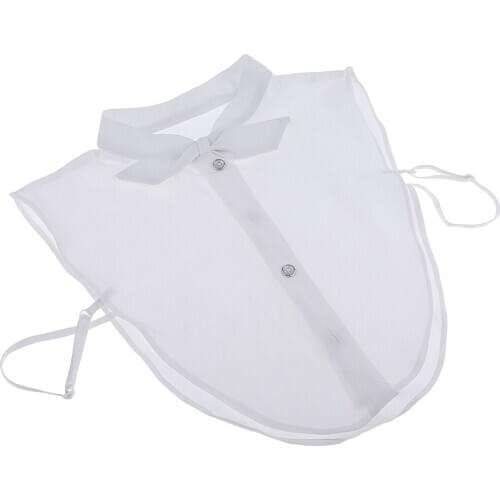 Womens False Collar Fake Half Shirt Blouse Collar Vintage Detachable Collar ,Knot