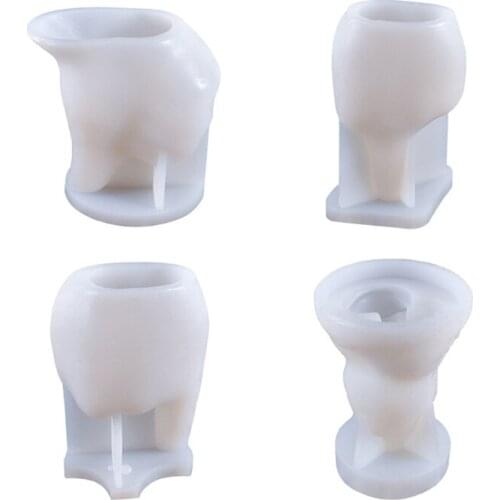 Gesture Candle Epoxy Resin Mold Fingers Aromatherapy Plaster Silicone Mould DIY Crafts Jewelry Home Decoration Casting B03B