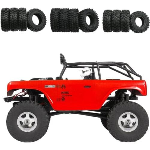 1.0" Soft Rubber All Terrain Tire for 1/24 RC Axial SCX24 90081 AXI00002 Deadbolt