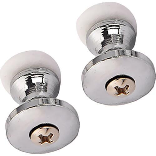 2 Sets of Pack Guitar Strap Lock Buttons for Electric Acoustic Guitar Bass