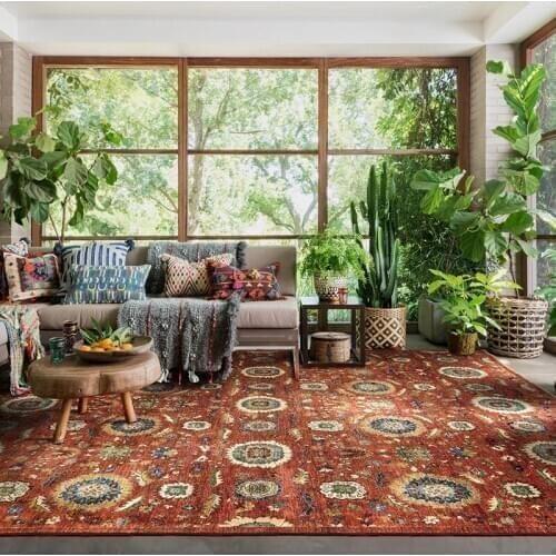 Afghanistan Luxurious Villa Continuous System Persia Pattern Manual Tie A Living Room Bedroom Wool Carpetgc193kilyg40