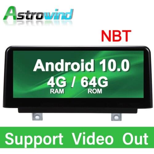 10.25 inch 64G ROM 8 Core Android 10.0 Car Radio GPS Navigation System Audio for BMW 1 Series F20 F21 For BMW 2 Series F23 NBT