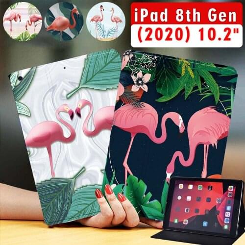 Tablet Case for Apple Ipad 8 2020 8th Generation 10.2 Inch Shockproof Lightweight Case Protective Shell + Free Stylus