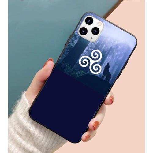 Teen wolf symbol soft TPU border phone case for iphone 11PRO 11PROMAX 11 X XS XR XSMAX 6 plus 7 7plus 8 8plus cover