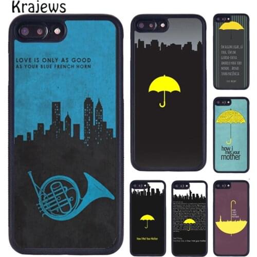 Krajews How I Met Your Mother Pattern Phone Case For iPhone X XR XS 11 12 Pro MAX 5 6 7 8 Plus Samsung S5 S6 S7 S8 S9 S10