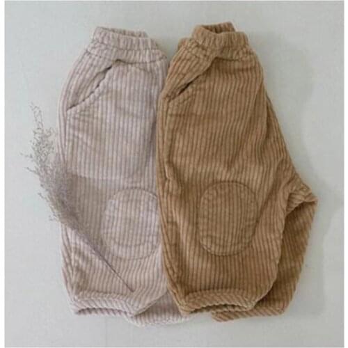 Kids Baby Boys Girls Loose Corduroy Pants Childrens Spring Autumn Casual Baby Boys Girls Turnip Pants Children Pants