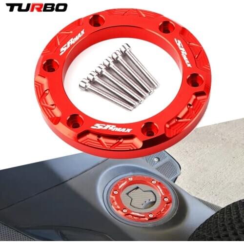 For Aprilia SRMAX250 SRMAX300 SR-MAX 300 SRMAX 250 300 SR-MAX250 GT Motorcycle parts CNC fuel ring fuel cap outer ring cap