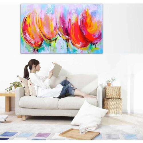 DONGMEI OILPAINTING hand painted oil painting Home Decor high quality art painting pictures Customized service DM1806185
