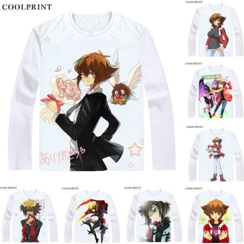 Juudai Yuuki Jaden Yuki Judai T Shirt Yu-Gi-Oh GX Duel Monsters Generation Next T-shirt Casual Vintage TShirt Long Sleeve Shirts