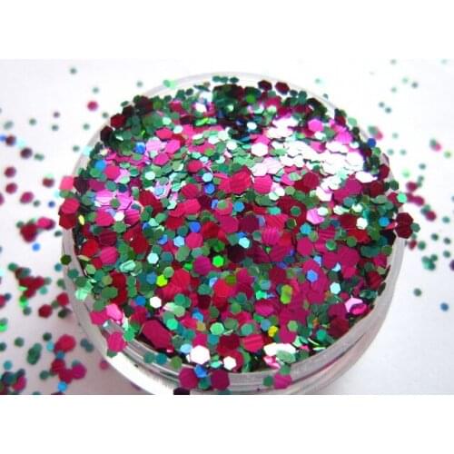 Mix Matte Neon Color Solvent Resistant Glitter Hexagon for Nail Polish Acrylic DIY supplies ongles decoration nail art G489