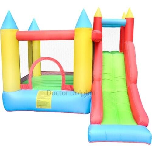 Inflatable Castle Inflatable Bouncer House Jumping Playground Trampoline with Slide for Kids Jump