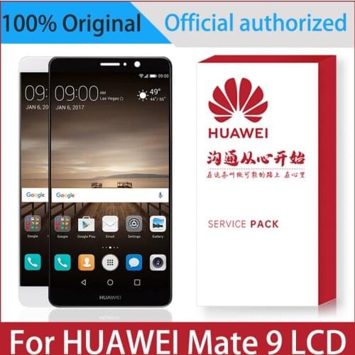 Original 5.9'' Display For Huawei Mate 9 LCD MHA-L09 MHA-L29 Touch Screen Digitizer Assembly Replace Replacement With Frame