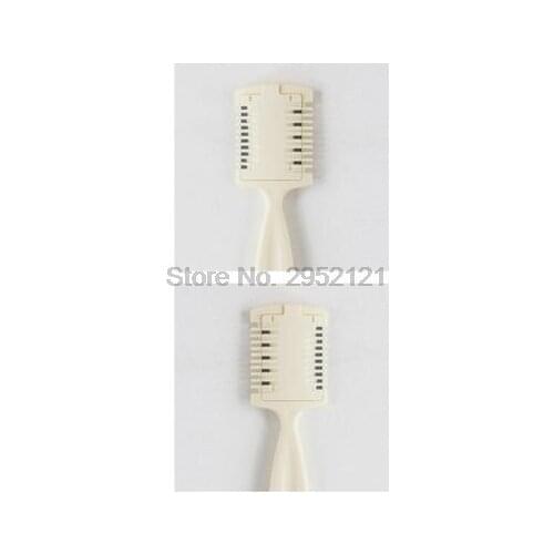 By dhl or ems 1000pcs Home Hairdresser Makeup Tools Hair Cutting Trimmer Razor Blade Comb for Thinning Bangs Long Hair Cut hot