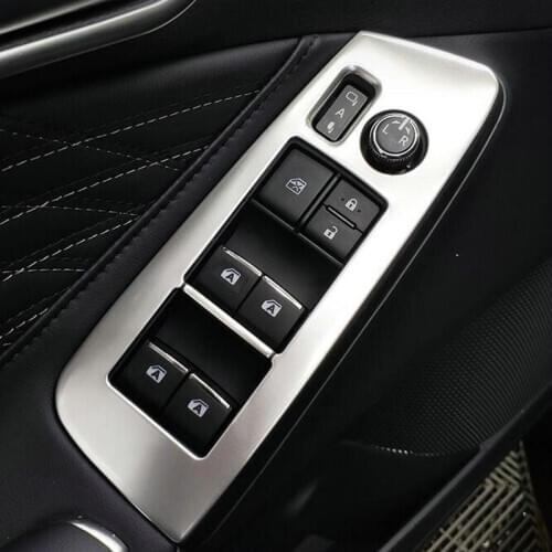 4PCS/SET Stainless steel decorative frame of automobile glass lifting panel For Toyota Avalon XX50 2019 2020