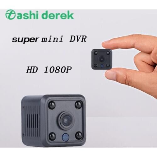Alarm push loop recording motion detection silent HD small camera night-vision 1080P HD quality 128GB TF card infrared light