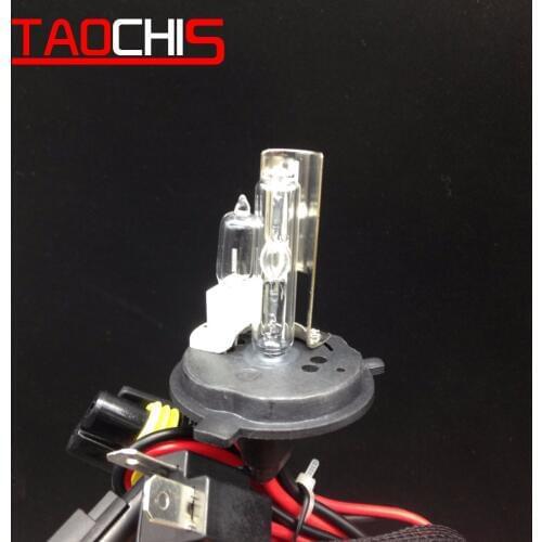 TAOCHIS 12V 55W H4-2 H/L H4 HID Headlight Conversion Replacement Xenon Bulbs Lamp Light 4300k 5000k 6000k 8000k Car lights