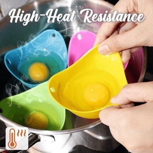 High Temperature Resistant Silicone Egg Cooker Insulation Creative Multi-color Egg Steamer Food Grade Silicone Omelette Egg Tray