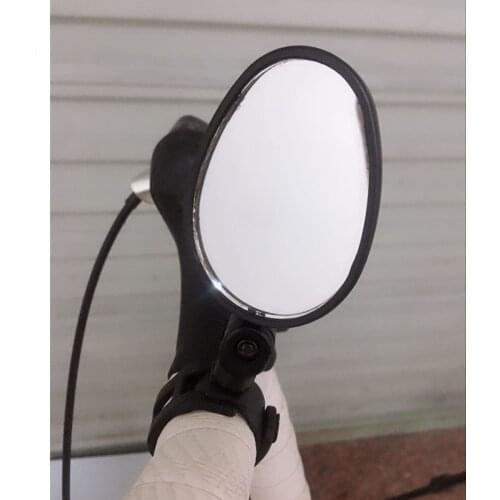 High Quality Universal 360 Rotate Adjustable Bicycle Rearview Handlebar Wide-angle Convex Mirror Cycling Rear View MTB Bike