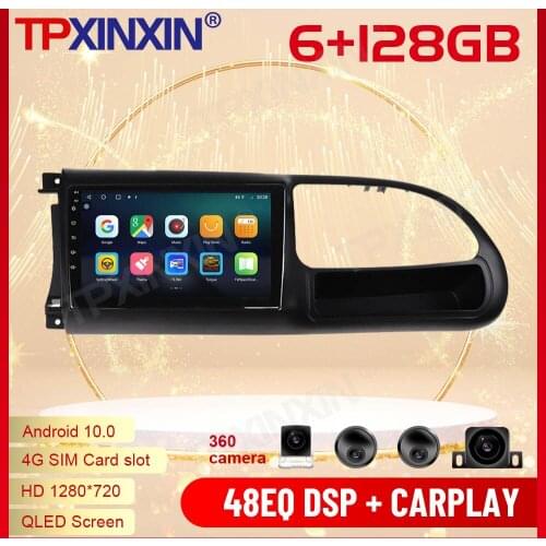 2 Din Carplay Android Radio Receiver Multimedia Stereo For Ford Transit 2010 2011 2012 2013 2014 2015 2016 BT Recorder Head Unit