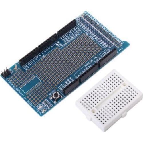2pcs/lot MEGA ProtoShield V3 Prototyping Board Multipurpose board (with bread board) module