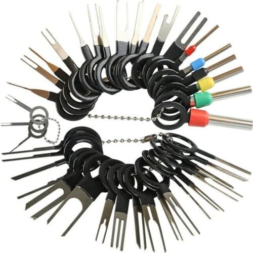 39 Pieces Car Terminal Disassembly and Ejector Tool Needle Ejector Wire Terminal Removal Auto Kit Car Connector Durable