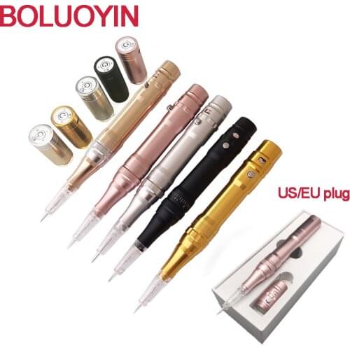 4 Colors Best Quality Wireless Permanent Makeup Tattoo Machine Microblading Rechargeable Eyebrows Tattoo Pen