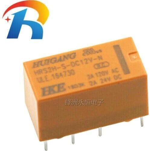 5PCS/lot Relay HRS2H-S-DC5V-N HRS2H-S-DC12V-N HRS2H-S-DC24V-N 2A 120AVC 8PIN 5VDC 12VDC 24VDC