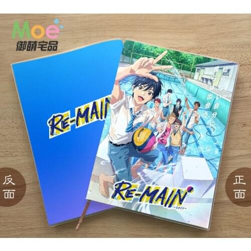 Anime RE-MAIN Figure Student Writing Paper Notebook Delicate Eye Protection Notepad Diary Memo Gift