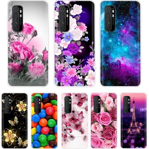 For Xiaomi Mi Note 10 Lite Case Silicone Shell Soft TPU Funda Back Cover For Mi Note 10 Lite Cover Case For Xiaomi Note 10 Lite
