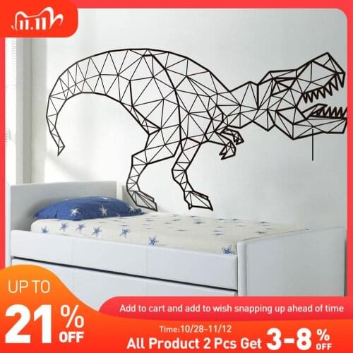 Cartoon dinosaur Wall Decal Living Room Removable Mural Kids Room Nature Decor Vinyl Mural Decal naklejki na sciane