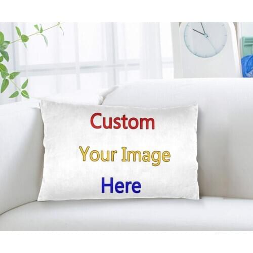 Customized Your Image LOGO Pillow Covers Decorative Home Cojines Sofa Decorative Fdere Cushions Throw Pillow Case Dropshipping
