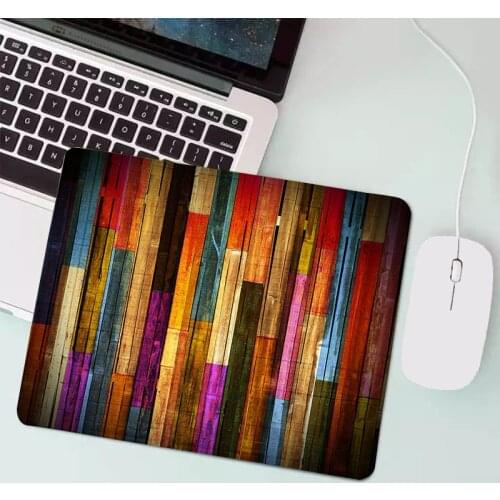 Brown Wood Grain Mouse Pad Keyboard Mat Desk Desktop Mousepad Gaming Accessories Small Gamers Decoracion Gamer PC Computer Table