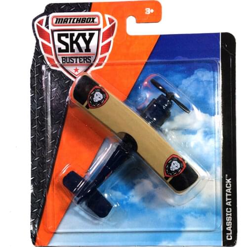 2018 Matchbox Fighter Plane Classic Attack Metal Collection Alloy Simulation Model Planes