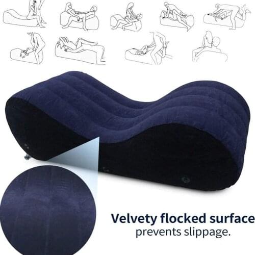 Inflatable Sex Sofa Bed Sexual Position Pad Adult Toys Sex Furniture for Couples Fun Cushions Pillow Chair Erotic Wedge Pillow